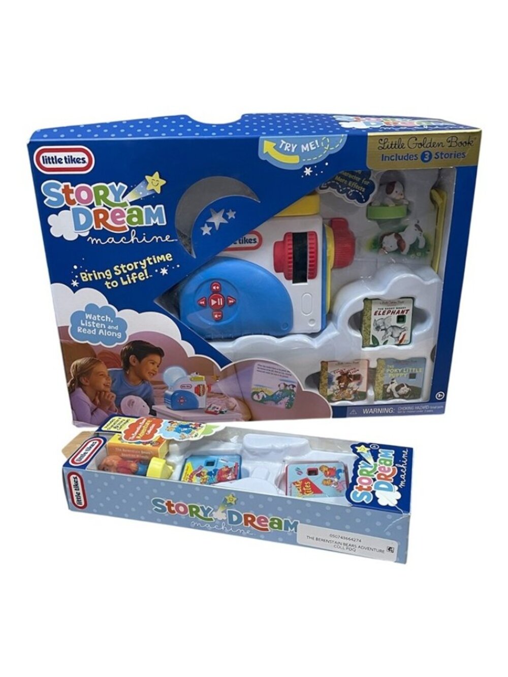 Little Tikes Story Dream Machine Projector With  12 Stories Berenstain Bears Etc